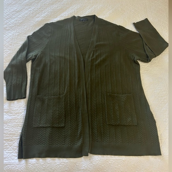 - Stitch Fix - Love Ellie Dark Olive Green Cardigan. Size 2X. - Picture 1 of 8